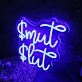 Smut Slut Blue Neon Sign