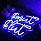 Smut Slut Blue Neon Sign