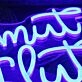 Smut Slut Blue Neon Sign