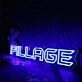 Pillage Blue Neon Sign