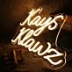 Kays Klawz Yellow Neon Sign
