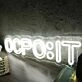 OCPOIT White Neon Sign