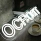OCPOIT White Neon Sign