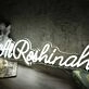 Al Roshinah White Neon Sign