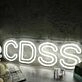 CDSS White Neon Sign