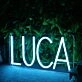 Luca Blue Neon Sign