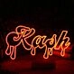Kash Orange Neon Sign