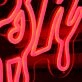 Kash Orange Neon Sign