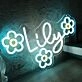 Lily Custom Neon Sign