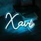 Xavi Blue Neon Sign