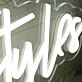 Carolyn Styles White Neon Sign