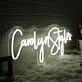 Carolyn Styles White Neon Sign