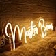 Master Brows Yellow Neon Sign