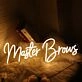 Master Brows Yellow Neon Sign