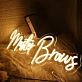 Master Brows Yellow Neon Sign