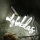 Emily Bekdas White Neon Sign
