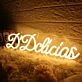D Delicias Yellow Neon Sign