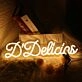 D Delicias Yellow Neon Sign