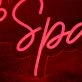 Spaw Day Red Neon Sign