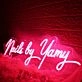 Nails By Yamy Red Neon Sign