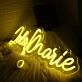 Lolo Marie Yellow Neon Sign