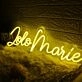 Lolo Marie Yellow Neon Sign