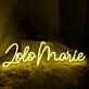 Lolo Marie Yellow Neon Sign