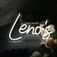 Lenos White Neon Sign