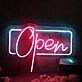 Red Open Custom Neon Sign