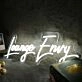 Lounge Envy White Neon Sign