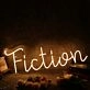 Fiction Yellow Neon Sign