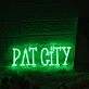 Rat City Green Neon Sign
