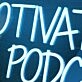 Motivate Podcast 2023 Blue Neon Sign\