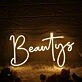 Beautys Yellow Neon Sign