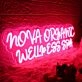 Nova Organic Wellness Spa Red Neon Sign
