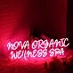 Nova Organic Wellness Spa Red Neon Sign