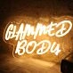 Glammed Body Yellow LED Neon Sign
