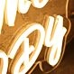 Glammed Body Yellow LED Neon Sign