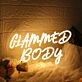 Glammed Body Yellow LED Neon Sign