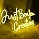 Just Beeyou Creations Yellow Neon Sign
