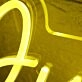 Just Beeyou Creations Yellow Neon Sign