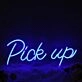 Pick Up Blue Neon Sign