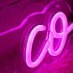 Doll House Co Pink Neon Sign
