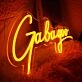 Gabagoo Orange Neon Sign