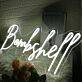 Bombshell White Neon Sign