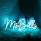 Ms Bills Blue Neon Sign