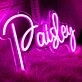 Paisley Pink Neon Sign