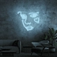 Joker Face Neon Sign