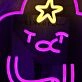 Crying Purple Cloud Custom Neon Sign