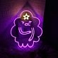 Crying Purple Cloud Custom Neon Sign